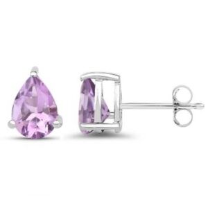 Earrings - Stunning
Womens Sterling Silver
1.36 CTW Amethyst 
Designer Earrings